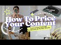 How to Price Your Content as a Small (or Large) Creator | Overcome Money Blocks & Imposter Syndrome
