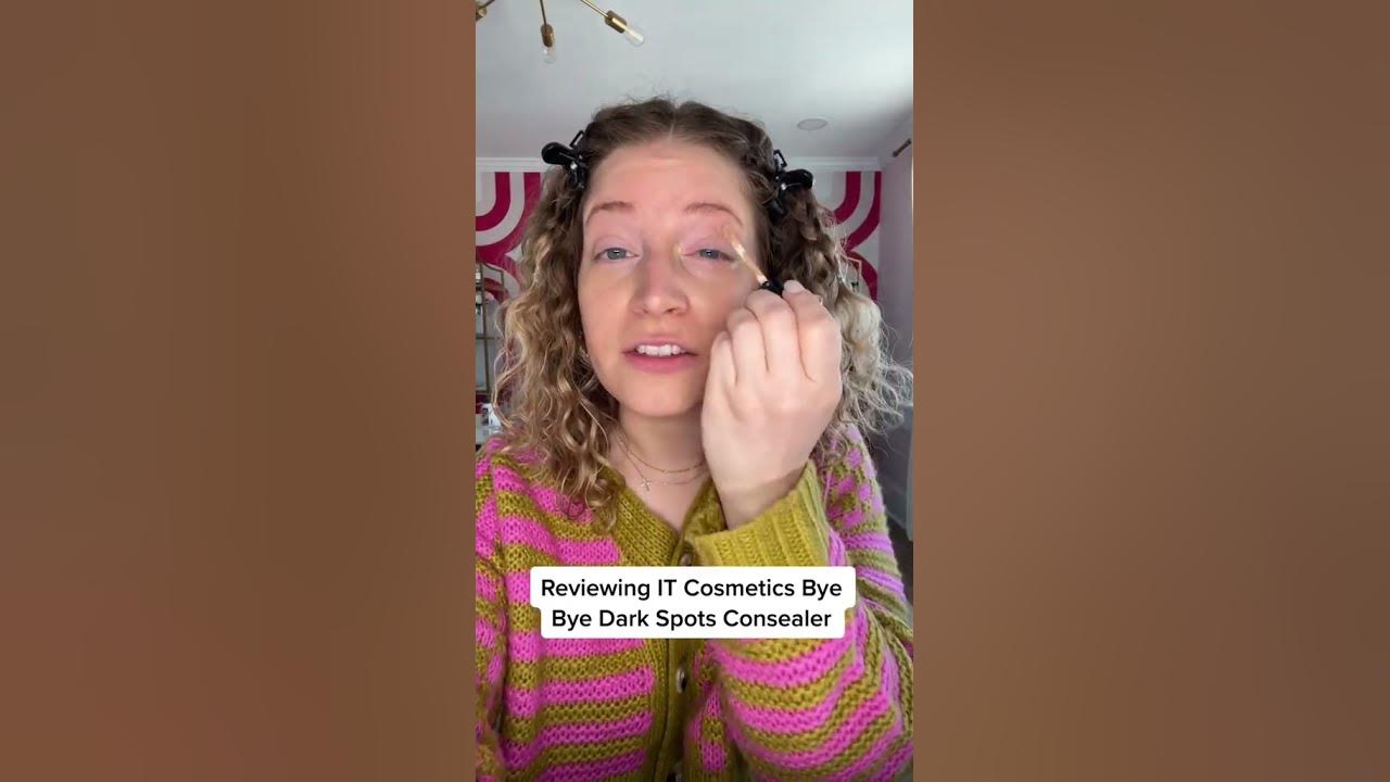 IT cosmetics Bye Bye Dark Spots concealer review ✨ #makeup
