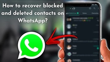How to recover blocked and deleted contacts on WhatsApp