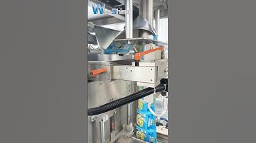 Weeshine WPV200S 3-side sealing packing machine in action!