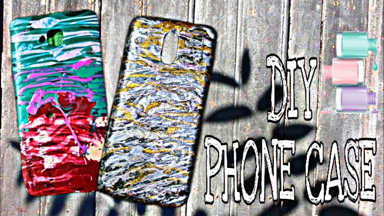 DIY PHONE CASE NAIL POLISH YouTube