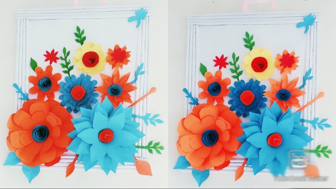 Wall hanging/paper craft/paper flower/DIY paper flowers diy
