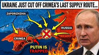 Ukraine Just CUT OFF Crimea’s Last Supply Route… Putin Is TRAPPED