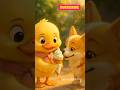 Duck Shares Ice Cream With A Puppy!