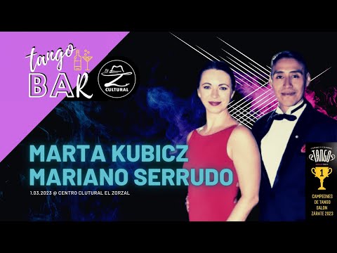 Marta Kubicz & Mariano Serrudo tango performance at el Zorzal (2/3)
