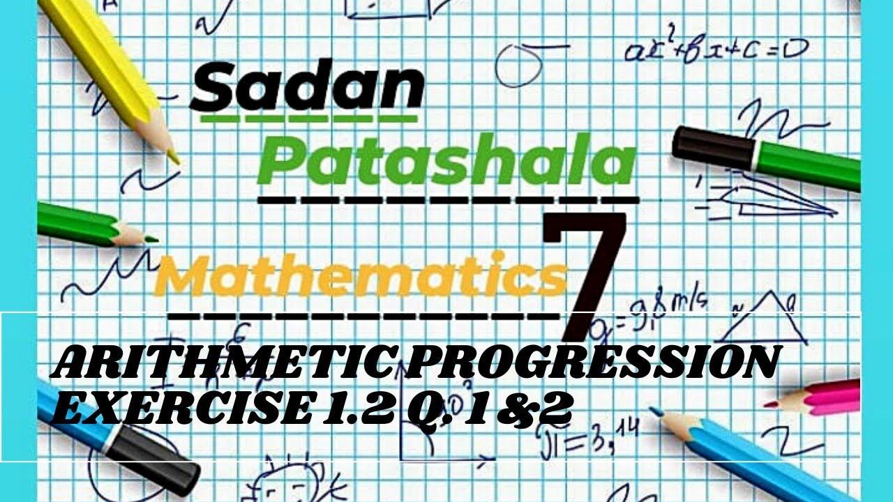 Arithmetic progression NCERT solution for class 10th Exercise 1.2 Q 1 ...