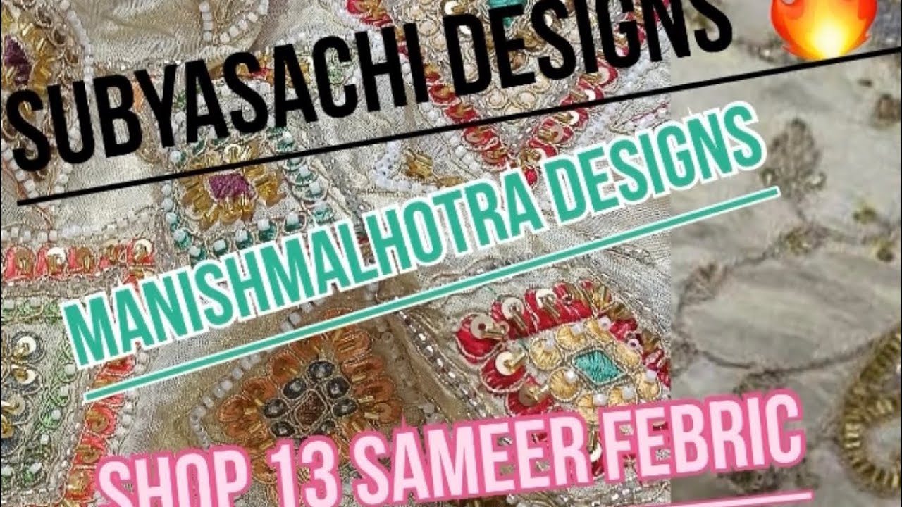 #Subyasachi designs🔥 #premium collection #Manish Malhotra designs☎️9911684167 sameer febric ❤️