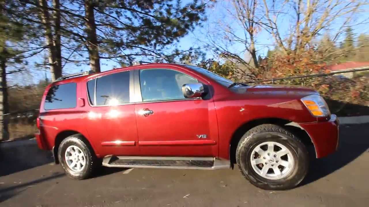2005 Nissan Armada 5N727121 Redmond Seattle YouTube