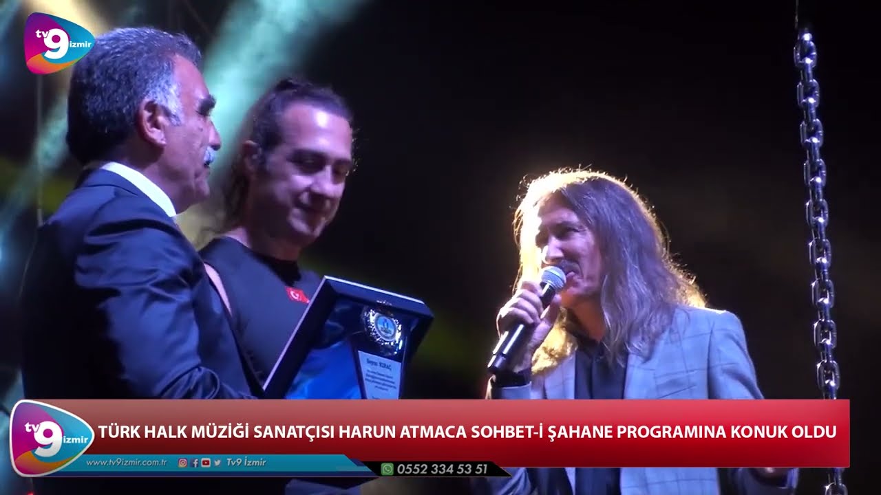 TÜRK HALK MÜZİĞİNİN USTA İSİMLERİNDEN HARUN ATMACA TV9 İZMİR'E KONUK OLDU 