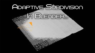 Famous Adaptive Subdivision in Blender... How it actually works! Net Worth