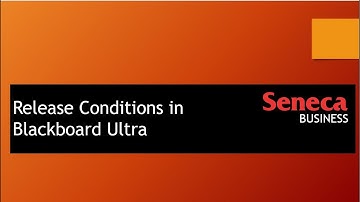 Ultra: Release Conditions