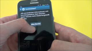 How to: Samsung Galaxy Note 2   Hard Reset & Screenshot erstellen & Hard Reboot I by shockingreviews screenshot 4
