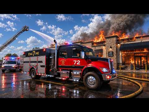 EXPLOSIVE Fire TRAPS Victims In Firefighting Simulator Ignite
