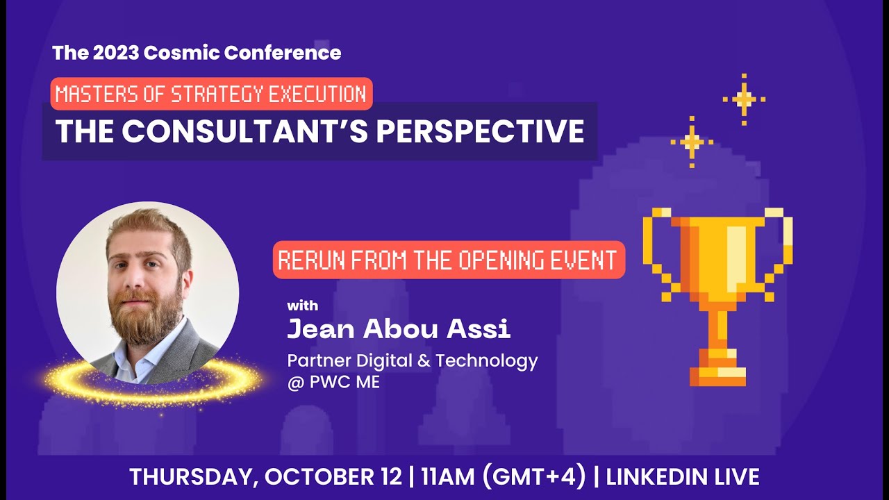 Masters of Strategy Execution: The Consultant's Perspective with Jean Abou Assi from PWC