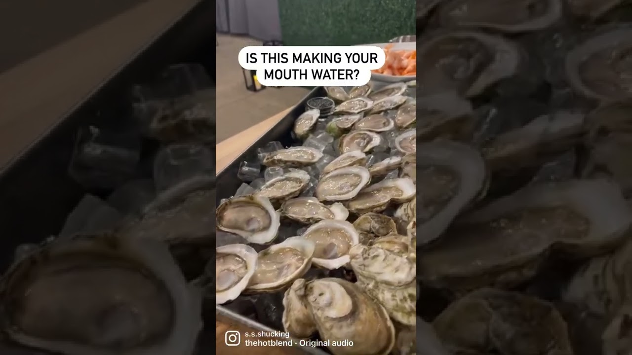 Now this is how fresh seafood should look. 