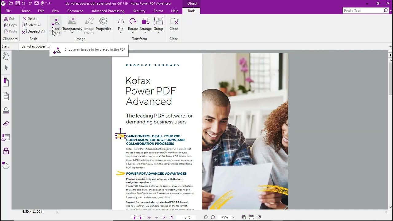 How to Edit Images and Photos in a PDF with Kofax Power PDF | Kofax