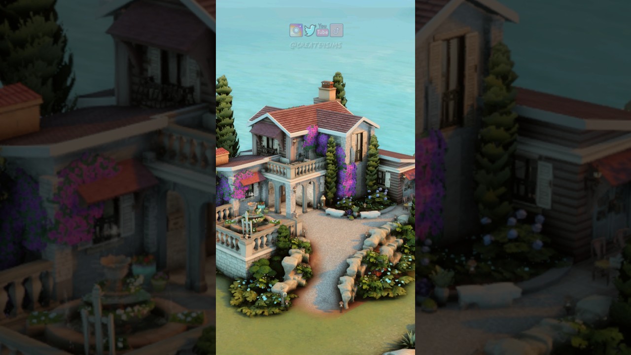 Perfect Tartosa Home || no cc || The Sims 4 Stop Motion Build Video 