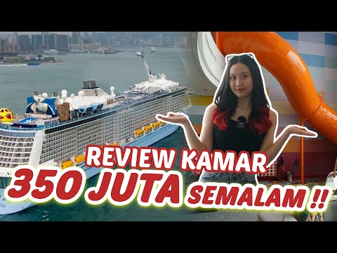 ROOM TOUR KAMAR 350 JUTA SEMALAM !! DI CRUISE ROYAL CARRABEAN SPECTRUM OF SEAS