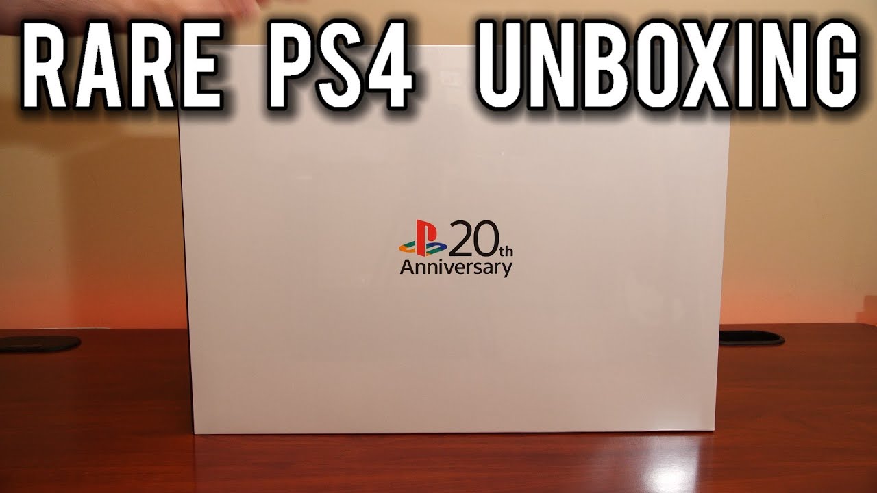 Unboxing a New 20th Anniversary PlayStation 4 Console.in 2021