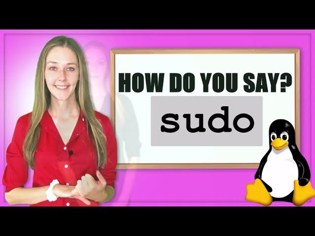 How do you say sudo in Linux? - YouTube