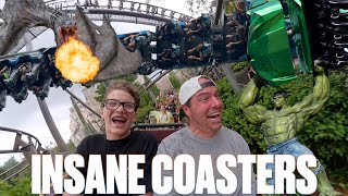 Skipping All The Lines On A Rainy Day At Universal Orlando Riding Every Insane Epic Roller Coaster