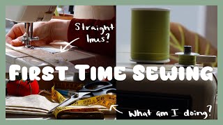 Sew With Me | First Time Sewing Project 🧵🪡