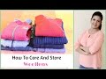 How To Care And Store Woollens | Vacuum Storage Bags Guide