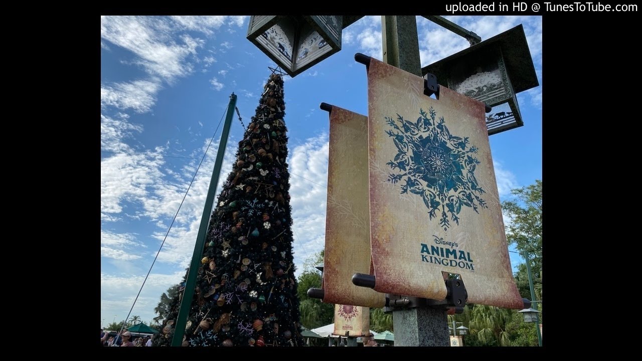Disney's Animal Kingdom- Main Entrance Christmas Music (Retired Version)