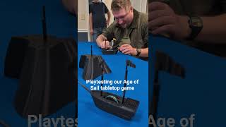 Playtesting our Age of Sail tabletop game