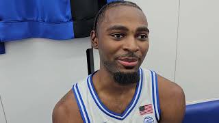 Duke Basketball Forward Sebastian Wilkins Talks Following Blowout Exhibition Win Over Tennessee