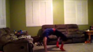 Back Walkover Toe Rise Trick