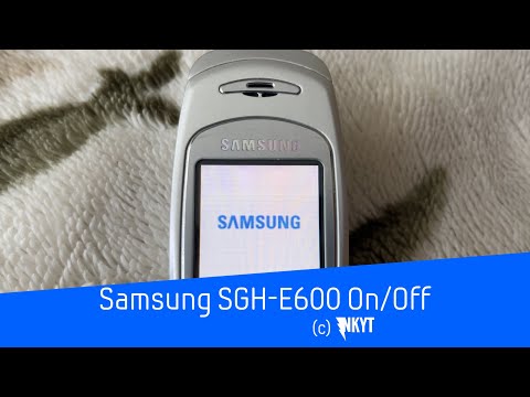 Samsung SGH-E600 On/Off