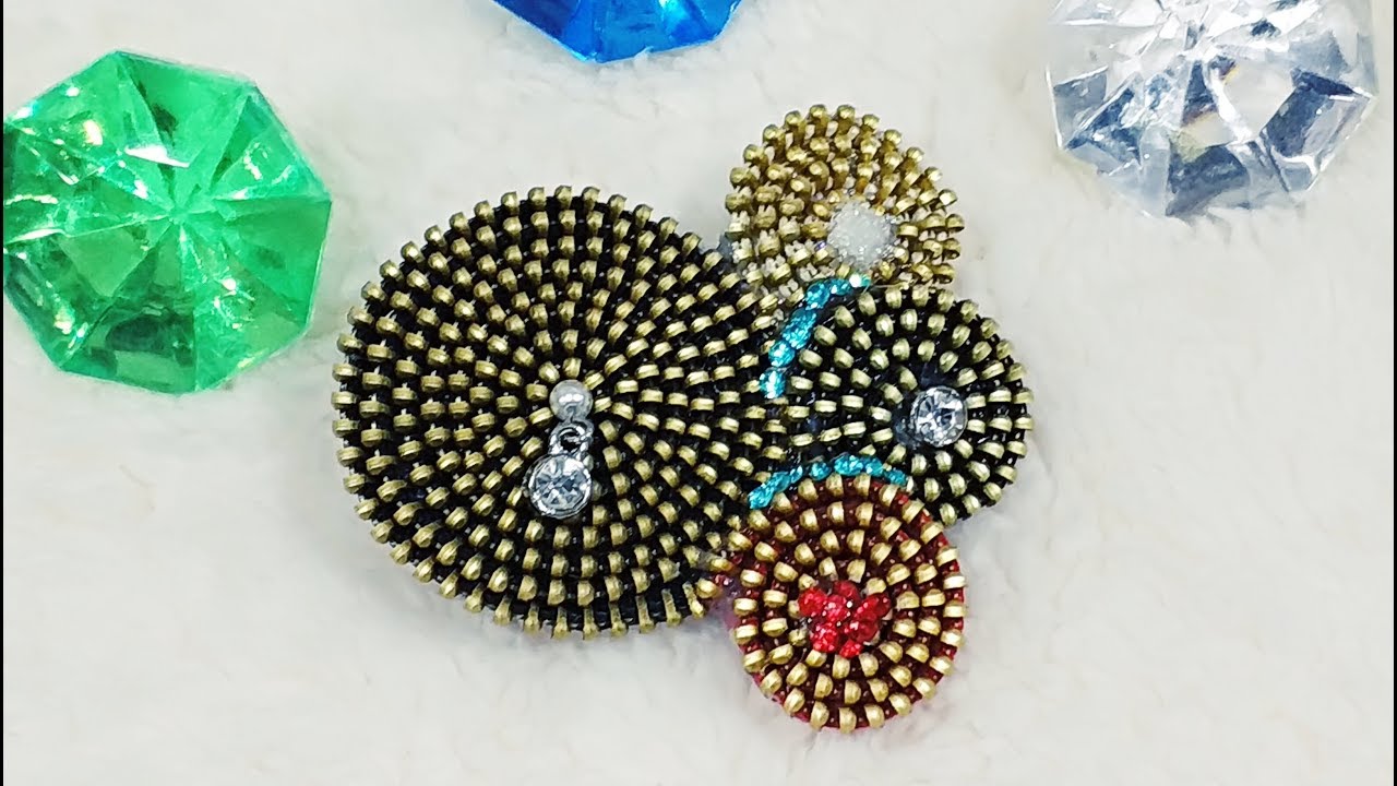 BROCHE DE MODA 2018 CON CREMALLERAS ♻️