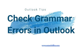 Outlook Grammar Checker: Ensure Error-Free Emails