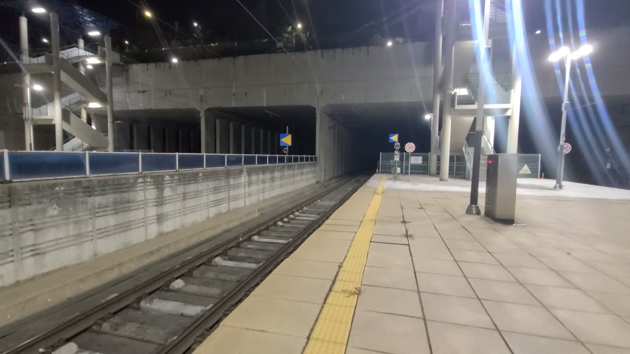 KTX 001호기 서울행 #116 광명역 진입