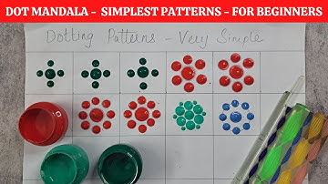 Van nul tot held - (5) - Puntenmandala - Eenvoudige patronen - Voor beginners - 2023 - ATM Creations