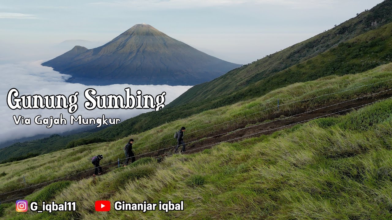 Pendakian Gunung Sumbing via Gajah Mungkur || Jalur terindah, Primadonanya Gunung Sumbing