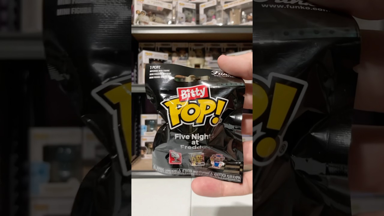 Mystery Five Nights at Freddy’s Bitty Pop opening 