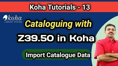 Cataloguing with Z39.50 in Koha I import Catalogue Data I In Telugu I Seshu Creations