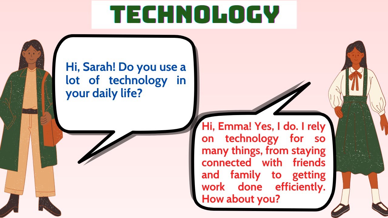 English Conversation by Topic for Beginners - TECHNOLOGY - Speak ...