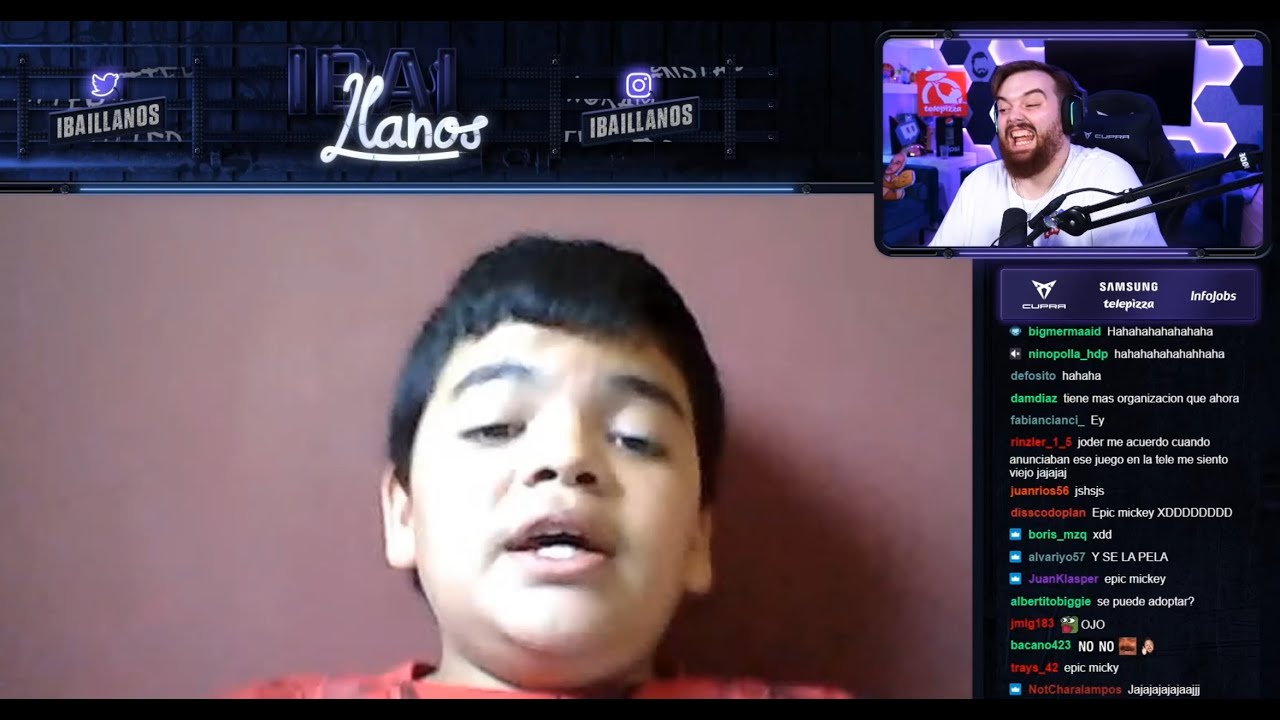 ibai reacciona al primer video de Komanche