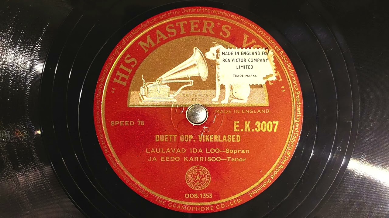 Ida Loo ja Eedo Karrisoo - Duett oop. Vikerlased (1939)