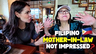 American Wife Meets Filipino Husband's Mother in Manila, Philippines