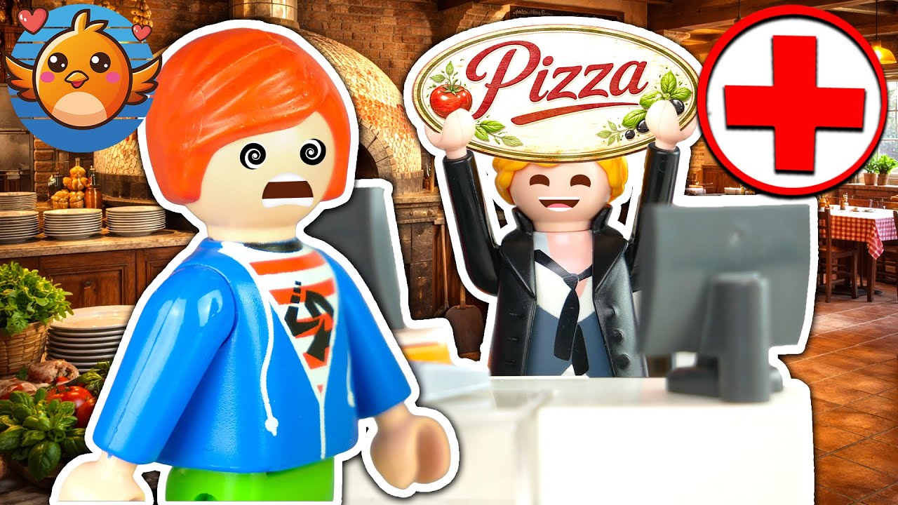 Eine PIZZERIA im KRANKENHAUS?🍕🏥 Ginos verrückte Idee | Familie Vogel | Playmobil Film Deutsch
