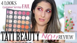 My Experience with Tati Beauty!  Textured Neutrals 4 LOOKS! Full Review and a few problems..