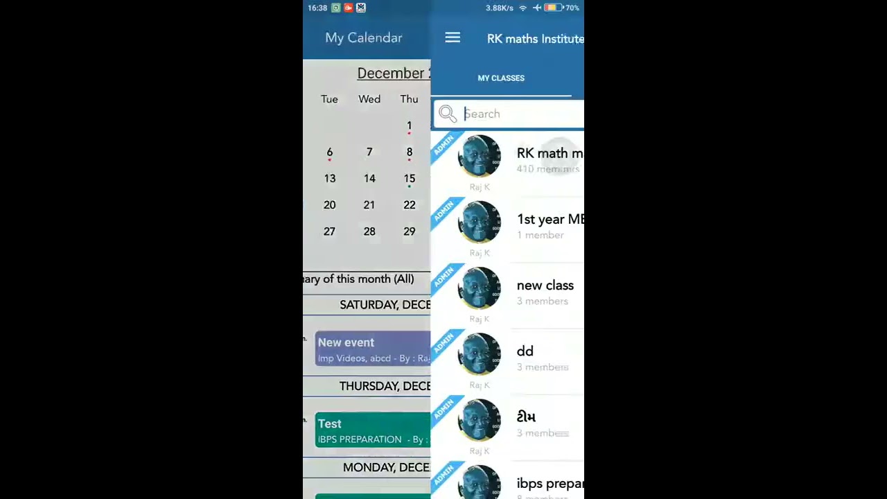 How My Class Campus Application Works