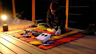 Night falls in the mountains // ambient synth session with night critters