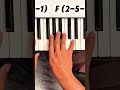 Piano fácil-el mejor círculo armónica en el piano(2-5-1) #piano #musica #pianotutorial #pianocover