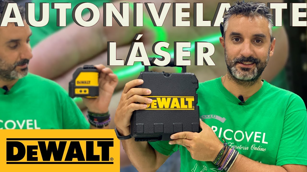 Nivel láser DEWALT autoestabilizante para trípode de 3 mm a 10 m