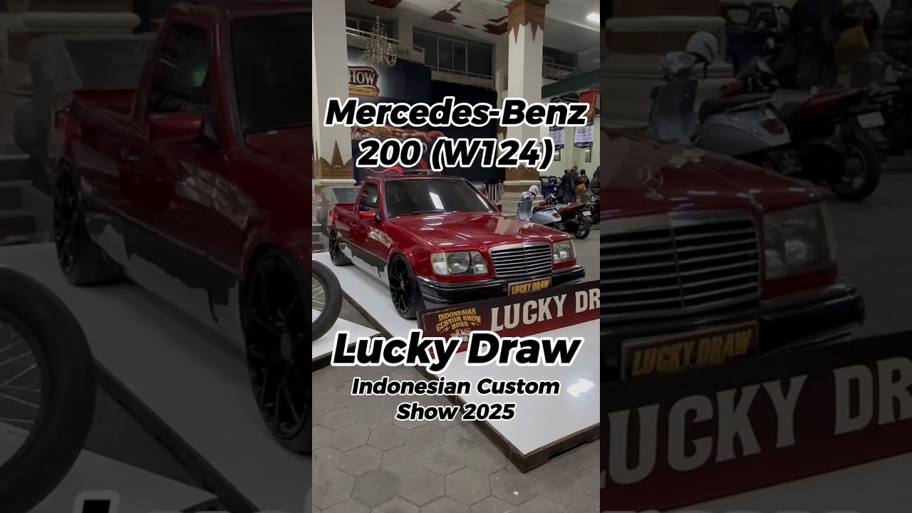 Datang ke Indonesian Custom Show 2025 Bisa Bawa Pulang Mercedes W124 Boxer Pickup dan Chopper Custom